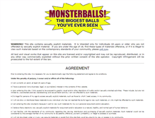 Tablet Screenshot of monsterballs.com